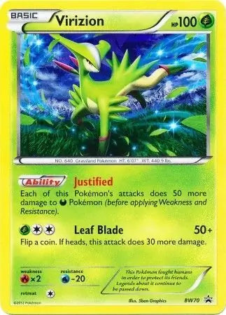 Virizion BW70 - Black and White Promos