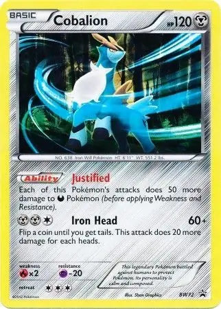 Cobalion BW72 - Black and White Promos