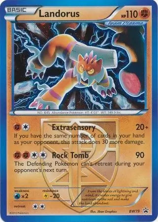Landorus BW79 - Black and White Promos