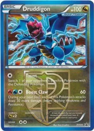 Druddigon Cosmos Holo BW80 - Black and White Promos