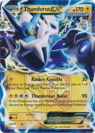 Thundurus EX BW81 - Black and White Promos