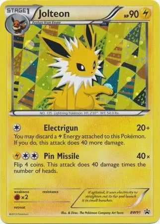 Jolteon BW91 - Black and White Promos
