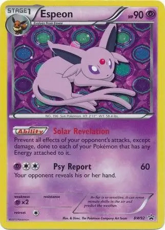 Espeon BW92 - Black and White Promos