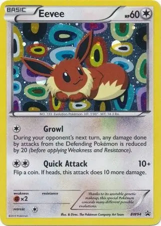 Eevee BW94 - Black and White Promos