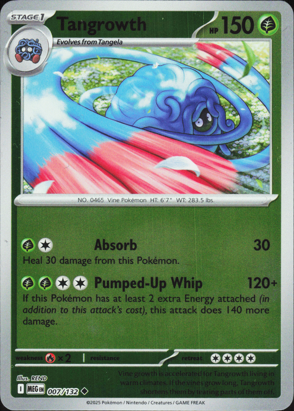 Tangrowth 007/132 - Mega Evolution Base