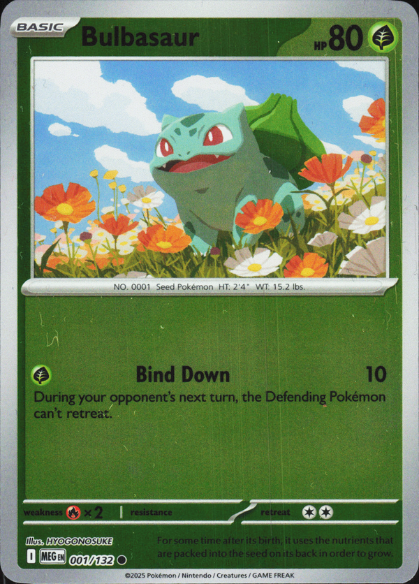 Bulbasaur 001/132 - Mega Evolution Base