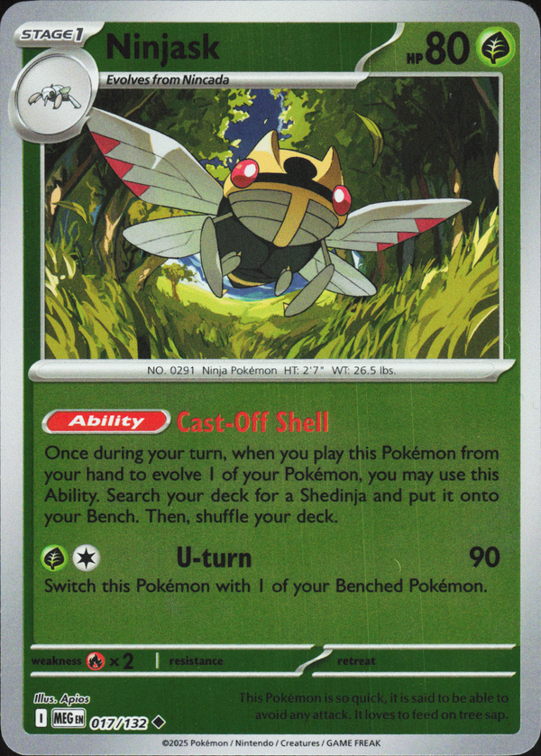 Ninjask 017/132 - Mega Evolution Base