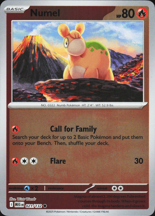 Numel 021/132 - Mega Evolution Base