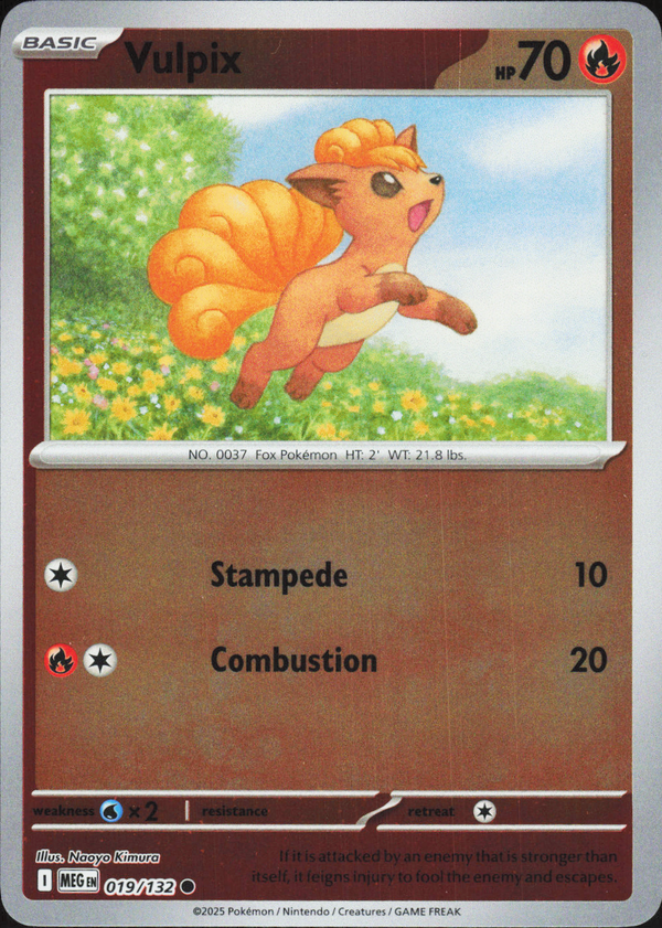 Vulpix 019/132 - Mega Evolution Base