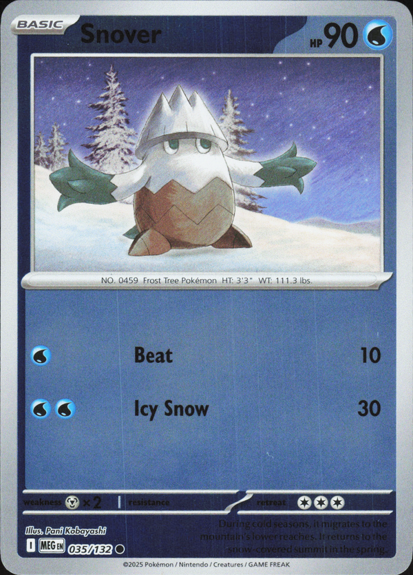 Snover 035/132 - Mega Evolution Base