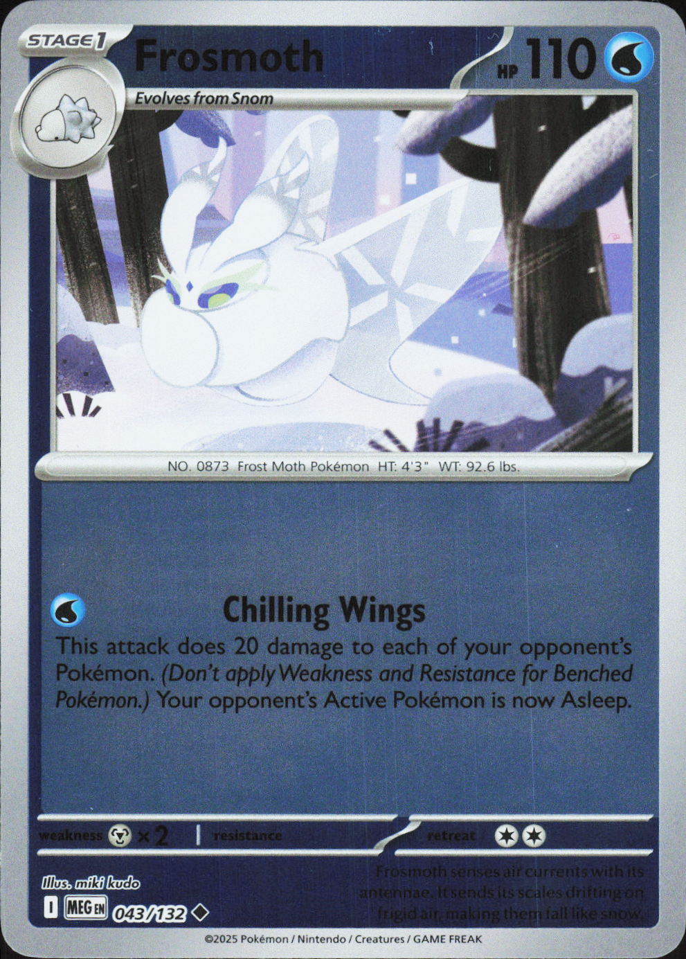 Frosmoth 043/132 - Mega Evolution Base