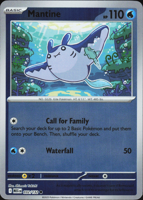 Mantine 032/132 - Mega Evolution Base