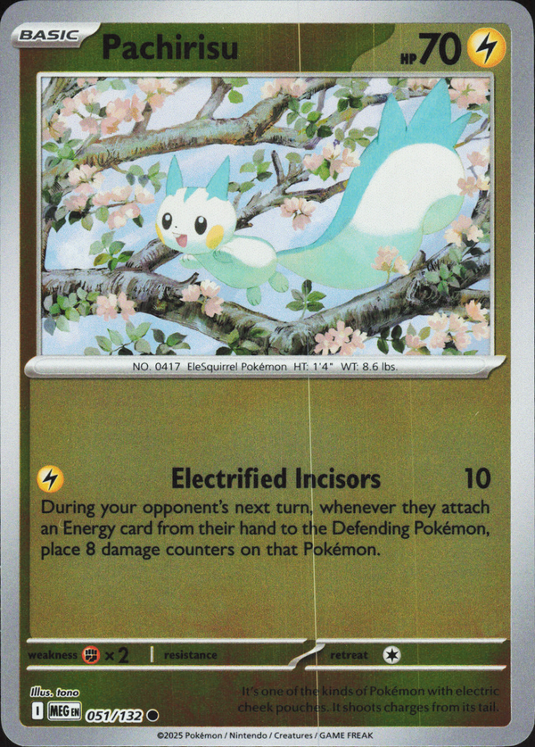 Pachirisu 051/132 - Mega Evolution Base
