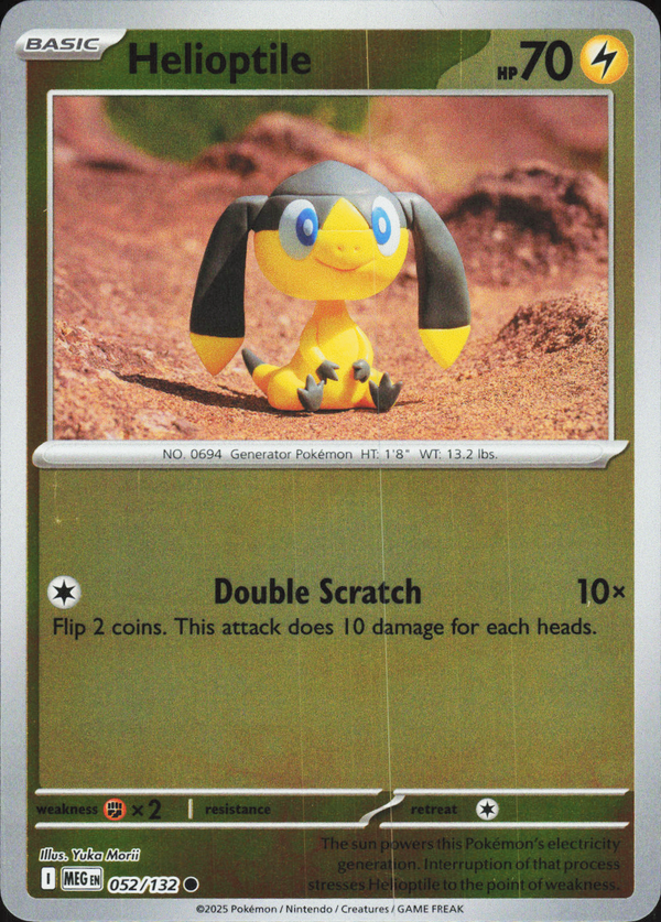 Helioptile 052/132 - Mega Evolution Base