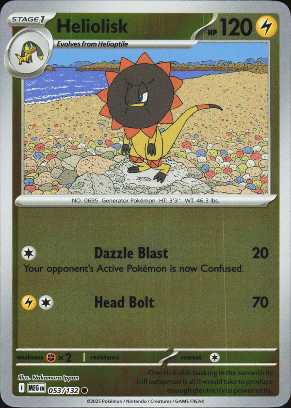 Heliolisk 053/132 - Mega Evolution Base