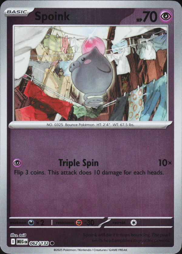 Spoink 062/132 - Mega Evolution Base