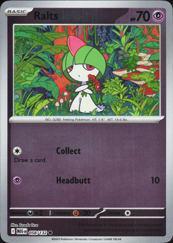 Ralts 058/132 - Mega Evolution Base