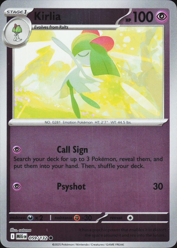 Kirlia 059/132 - Mega Evolution Base
