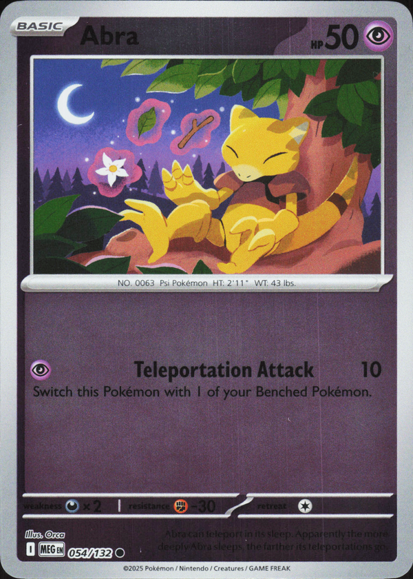 Abra 054/132 - Mega Evolution Base