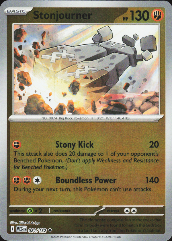Stonjourner 081/132 - Mega Evolution Base