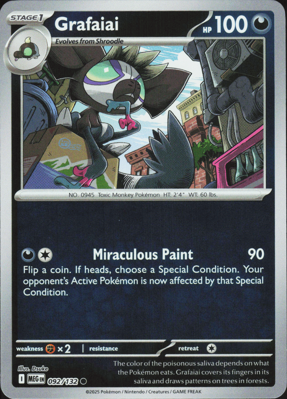 Grafaiai 092/132 - Mega Evolution Base