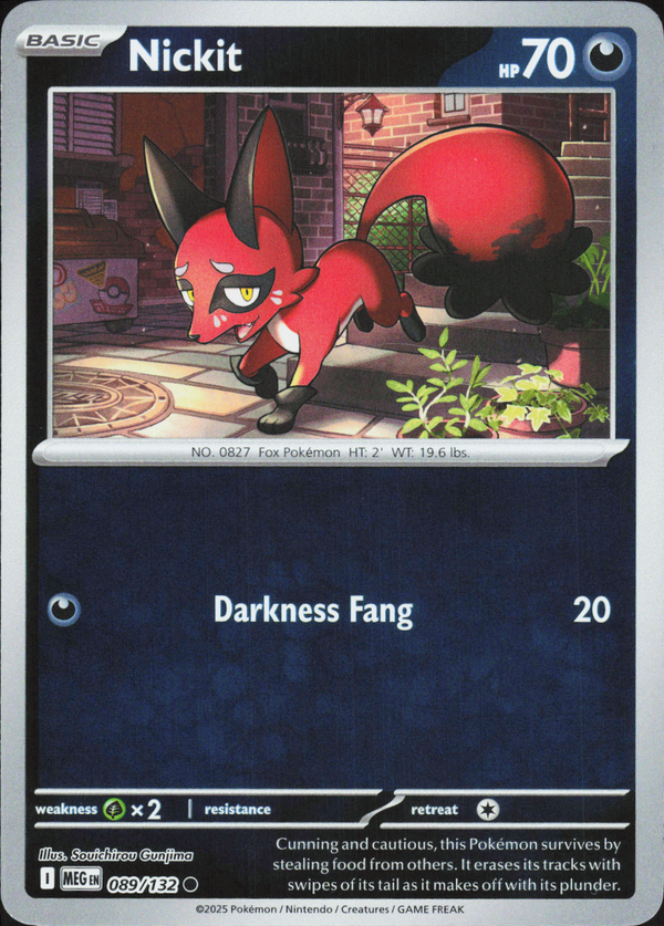 Nickit 089/132 - Mega Evolution Base