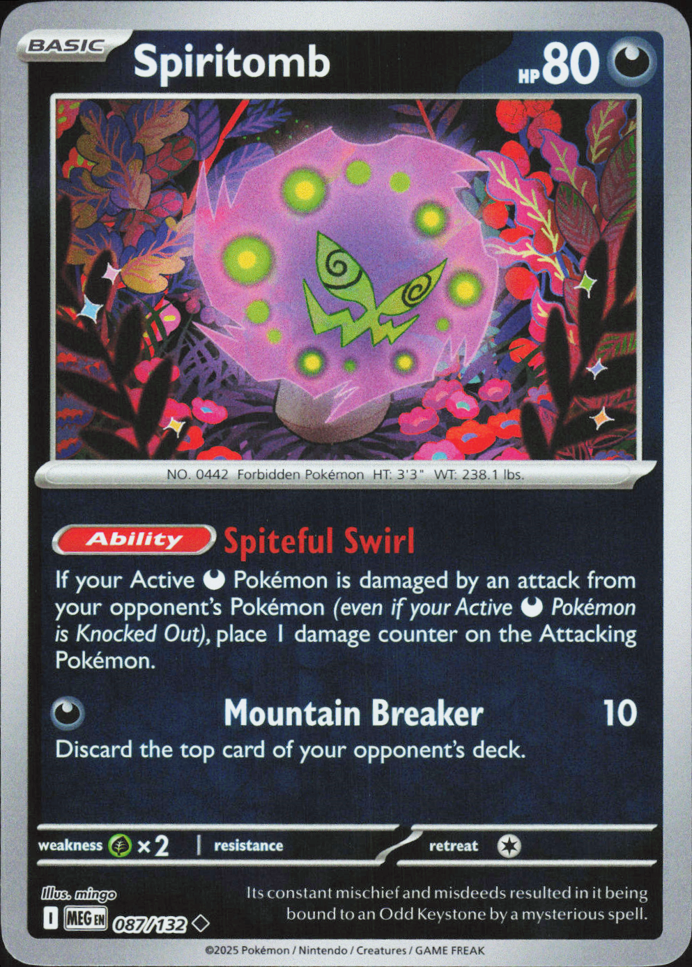 Spiritomb 087/132 - Mega Evolution Base