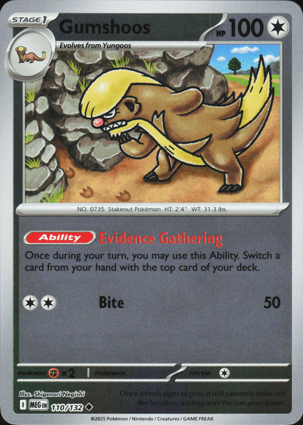 Gumshoos 110/132 - Mega Evolution Base