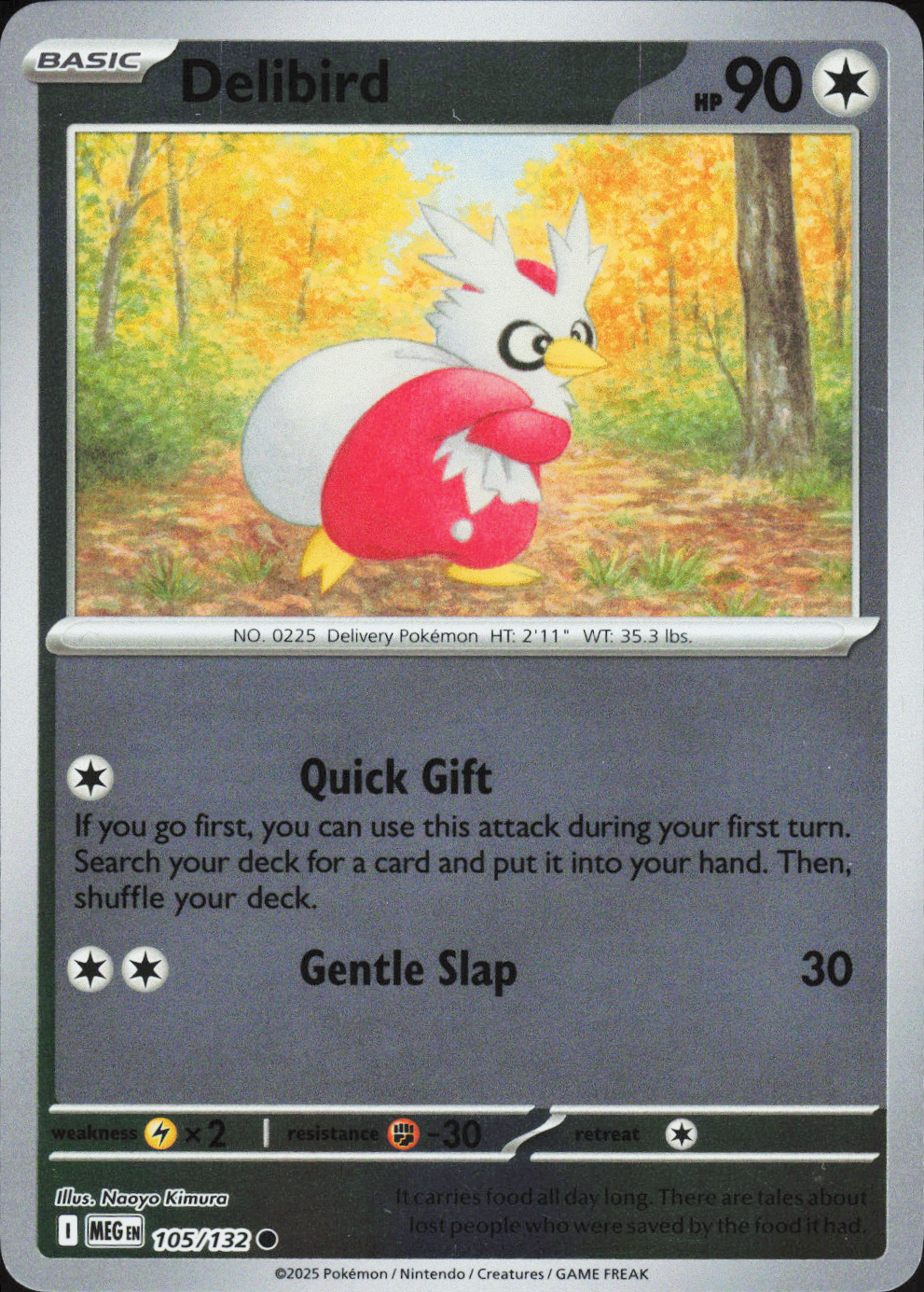 Delibird 105/132 - Mega Evolution Base