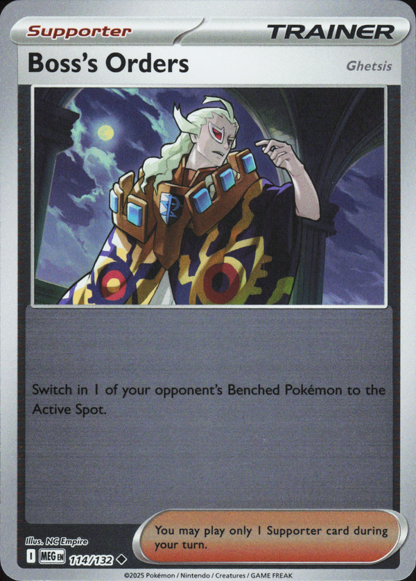 Boss's Orders 114/132 - Mega Evolution Base