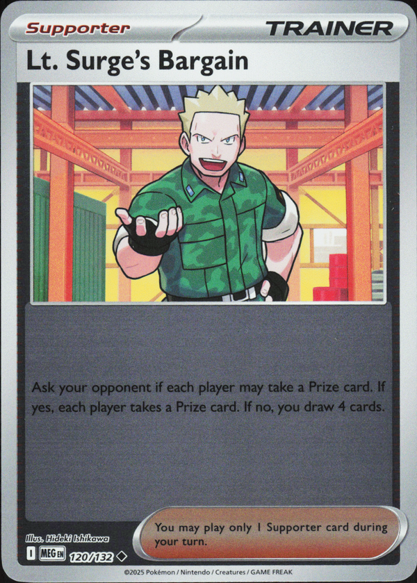 Lt. Surge's Bargain 120/132 - Mega Evolution Base