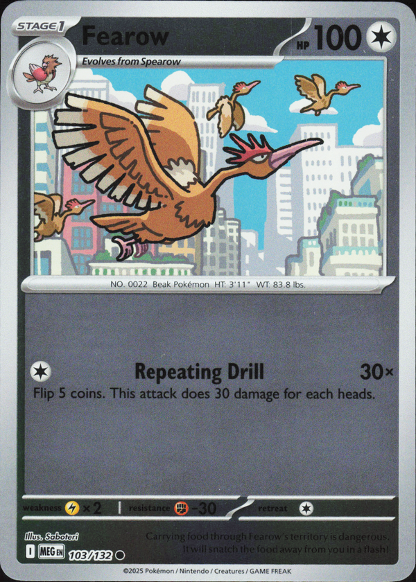 Fearow 103/132 - Mega Evolution Base