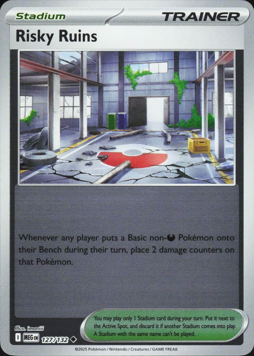 Risky Ruins 127/132 - Mega Evolution Base