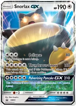 Snorlax GX SM05 - Sun & Moon Black Star Promo