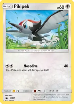 Pikipek SM07 - Sun & Moon Black Star Promo