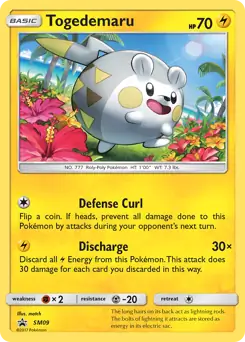 Togedemaru SM09 - Sun & Moon Black Star Promo