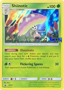 Shiinotic Prerelease Staff SM10 - Sun & Moon Black Star Promo