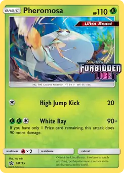 Pheromosa Prerelease SM115 - Sun & Moon Black Star Promo