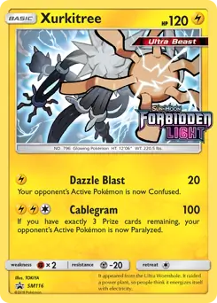 Xurkitree Prerelease SM116 - Sun & Moon Black Star Promo
