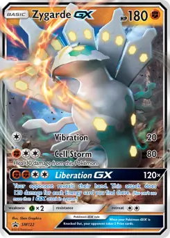 Zygarde GX SM122 - Sun & Moon Black Star Promo