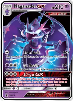 Naganadel GX SM125 - Sun & Moon Black Star Promo
