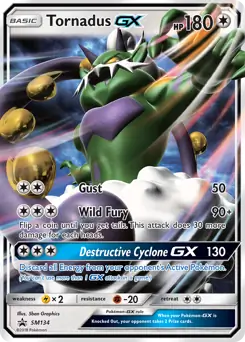 Tornadus GX SM134 - Sun & Moon Black Star Promo