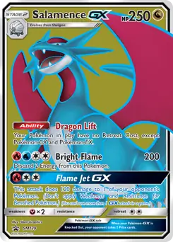 Salamence GX SM139 - Sun & Moon Black Star Promo