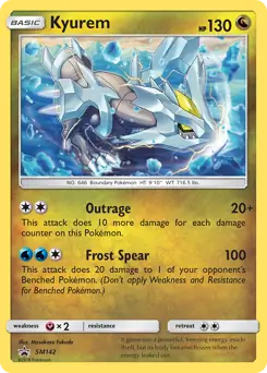 Kyurem SM142 - Sun & Moon Black Star Promo