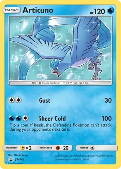 Articuno SM144 - Sun & Moon Black Star Promo