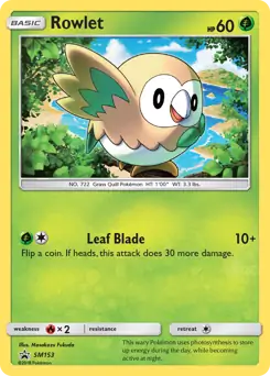 Rowlet SM153 - Sun & Moon Black Star Promo
