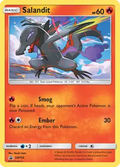Salandit SM154 - Sun & Moon Black Star Promo