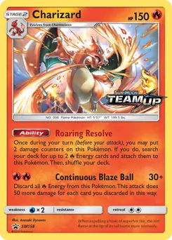 Charizard SM158 - Sun & Moon Black Star Promo