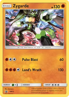 Zygarde SM15 - Sun & Moon Black Star Promo