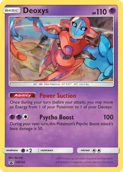 Deoxys SM164 - Sun & Moon Black Star Promo